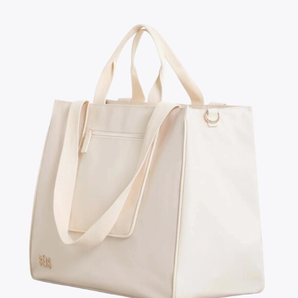 BNWT E2W Tote Beige Beis - Picture 6 of 8